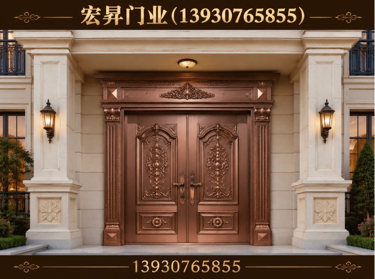 东光县铸铝门展示图